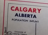 1964 Chevron Gasolines British Columbia and Alberta Points of Interest and Touring Map - With Alaska - Treasure Valley Antiques & Collectibles