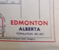 1964 Chevron Gasolines British Columbia and Alberta Points of Interest and Touring Map - With Alaska - Treasure Valley Antiques & Collectibles