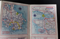 1964 Chevron Gasolines British Columbia and Alberta Points of Interest and Touring Map - With Alaska - Treasure Valley Antiques & Collectibles