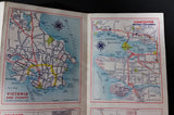 1964 Chevron Gasolines British Columbia and Alberta Points of Interest and Touring Map - With Alaska - Treasure Valley Antiques & Collectibles