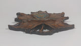 Vintage R.C.A.F. Royal Canadian Air Force Genuine Durwood Leaf Wall Hanging - Treasure Valley Antiques & Collectibles