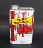 Vintage Rare French Canada Maple Syrup Tin Can 1991 French and English 4 Litres Great Graphics - Treasure Valley Antiques & Collectibles