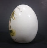 1970s Holly Hobbie "Enjoy a quiet moment now and then" Porcelain Ceramic Egg - Treasure Valley Antiques & Collectibles