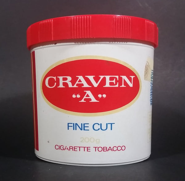 Vintage Arnoldware Rogers (Canada) 1979 Craven "A" Fine Cut 200g Cigarette Tobacco Container - Treasure Valley Antiques & Collectibles