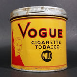 1960s Vogue Mild Cigarette Tobacco Tin w/ Lid