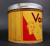 1960s Vogue Mild Cigarette Tobacco Tin w/ Lid - Treasure Valley Antiques & Collectibles