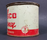 1940s Sasco Honey 2 Lb Tin Pail FULL UNOPENED - Saskatchewan Honey Company Tisdale, Saskatchewan - Treasure Valley Antiques & Collectibles