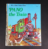 Pano The Train - Little Golden Books - 310-44 - Collectible Children's Book - "J Edition" - Treasure Valley Antiques & Collectibles