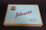 Vintage 1950s Player's 50 Navy Cut Cigarettes "MILD" Tin Case w/ partial Excise Tax Stamp - Treasure Valley Antiques & Collectibles