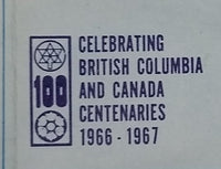 1966 Chevron Vancouver & Victoria Map - Celebrating British Columbia and Canada Centenaries 1966-1967 - Treasure Valley Antiques & Collectibles