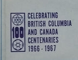1966 Chevron Vancouver & Victoria Map - Celebrating British Columbia and Canada Centenaries 1966-1967 - Treasure Valley Antiques & Collectibles