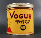 1960s Vogue Mild Cigarette Tobacco Tin with Lid - Treasure Valley Antiques & Collectibles