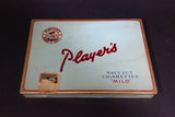 Vintage 1950s Player's 50 Navy Cut Cigarettes "MILD" Tin Case w/ partial Excise Tax Stamp - Treasure Valley Antiques & Collectibles