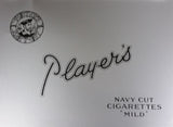 Vintage 1950s Player's 50 Navy Cut Cigarettes "MILD" Tin Case w/ partial Excise Tax Stamp - Treasure Valley Antiques & Collectibles