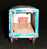 1967-1972 Lesney Matchbox No. 44 GMC Refrigerator Truck Red/Blue (Bumper, No Tow, w/ Door Stop) (A) - Treasure Valley Antiques & Collectibles