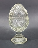Vintage Avon Crystal Lidded Egg Candy Dish - Treasure Valley Antiques & Collectibles