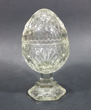 Vintage Avon Crystal Lidded Egg Candy Dish - Treasure Valley Antiques & Collectibles
