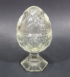 Vintage Avon Crystal Lidded Egg Candy Dish - Treasure Valley Antiques & Collectibles