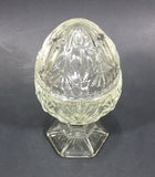 Vintage Avon Crystal Lidded Egg Candy Dish - Treasure Valley Antiques & Collectibles