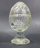 Vintage Avon Crystal Lidded Egg Candy Dish - Treasure Valley Antiques & Collectibles