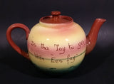 Very Rare 1940s Sailboat Torquay Mottoware Devon Teapot - Treasure Valley Antiques & Collectibles