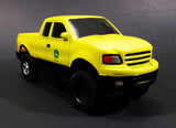 ERTL John Deere Yellow Pickup Truck with Black Flatbed Trailer Diecast Toy 1/25 Scale - Treasure Valley Antiques & Collectibles