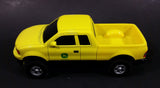 ERTL John Deere Yellow Pickup Truck with Black Flatbed Trailer Diecast Toy 1/25 Scale - Treasure Valley Antiques & Collectibles