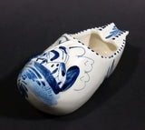 Delft Blue Style Dutch Windmill Decor Ceramic Clog Shoe Ash Tray - Treasure Valley Antiques & Collectibles