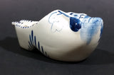 Delft Blue Style Dutch Windmill Decor Ceramic Clog Shoe Ash Tray - Treasure Valley Antiques & Collectibles