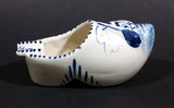 Delft Blue Style Dutch Windmill Decor Ceramic Clog Shoe Ash Tray - Treasure Valley Antiques & Collectibles