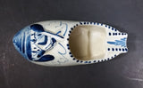 Delft Blue Style Dutch Windmill Decor Ceramic Clog Shoe Ash Tray - Treasure Valley Antiques & Collectibles