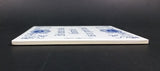 Vintage MOSA Holland Delft Blue "'it bêste stik húsried is in goed wiif" Frisian Ceramic Tile - Treasure Valley Antiques & Collectibles
