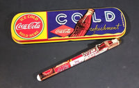 1996 Coca-Cola Coke Ice Cold Sold Here Cold Refreshment Collectible Pen in Tin Case - Treasure Valley Antiques & Collectibles