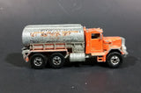 1981 Hot Wheels Peterbilt Tanker Truck California Construction Company Die Cast Toy Car - Treasure Valley Antiques & Collectibles