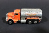 1981 Hot Wheels Peterbilt Tanker Truck California Construction Company Die Cast Toy Car - Treasure Valley Antiques & Collectibles