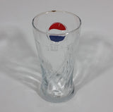 2003-2004 Rare Pepsi Red & Blue Painted Raised Relief Swirl 6" Glass Cup Made by Rastal of Germany - Treasure Valley Antiques & Collectibles