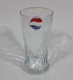 2003-2004 Rare Pepsi Red & Blue Painted Raised Relief Swirl 6" Glass Cup Made by Rastal of Germany - Treasure Valley Antiques & Collectibles