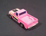 Rare 1988 Super Wheels Pink Pickup Truck Die Cast Toy Car Vehicle