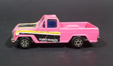 Rare 1988 Super Wheels Pink Pickup Truck Die Cast Toy Car Vehicle
