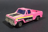 Rare 1988 Super Wheels Pink Pickup Truck Die Cast Toy Car Vehicle