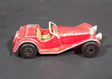 1982 Matchbox Toys Ltd Red British Two-Seater SS 100 Jaguar Diecast Toy car - Treasure Valley Antiques & Collectibles