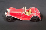 1982 Matchbox Toys Ltd Red British Two-Seater SS 100 Jaguar Diecast Toy car - Treasure Valley Antiques & Collectibles