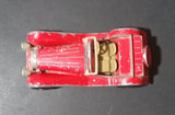 1982 Matchbox Toys Ltd Red British Two-Seater SS 100 Jaguar Diecast Toy car - Treasure Valley Antiques & Collectibles