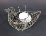 Antique 1940s Hen Shaped Wire Egg Basket - Treasure Valley Antiques & Collectibles