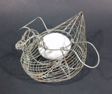 Antique 1940s Hen Shaped Wire Egg Basket - Treasure Valley Antiques & Collectibles