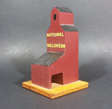 "National Waldheim" Saskatchewan CN Railway Grain Storage Elevator Wood Folk Art Model - Treasure Valley Antiques & Collectibles