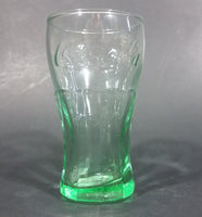 Cute Miniature Collectible Coca-Cola Coke Soda Beverage  3 1/8" Green Glass Cup - Treasure Valley Antiques & Collectibles