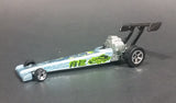 1992 Hot Wheels Top Fuel Dragon Wagon Blue Grey Dragster Diecast Toy Car - Treasure Valley Antiques & Collectibles