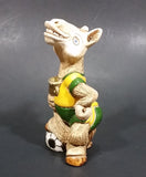 Cute Donkey Mule Soccer Football Player #10 Holding a Trophy 4" Figurine - Treasure Valley Antiques & Collectibles