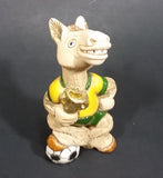 Cute Donkey Mule Soccer Football Player #10 Holding a Trophy 4" Figurine - Treasure Valley Antiques & Collectibles